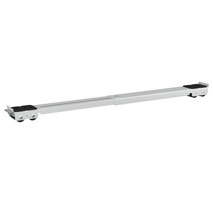 Waschmaschinensockel 2 pcs Silber 72 x 5 x 4.5 cm Stahl