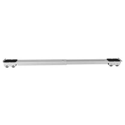 Waschmaschinensockel 2 pcs Silber 72 x 5 x 4.5 cm Stahl
