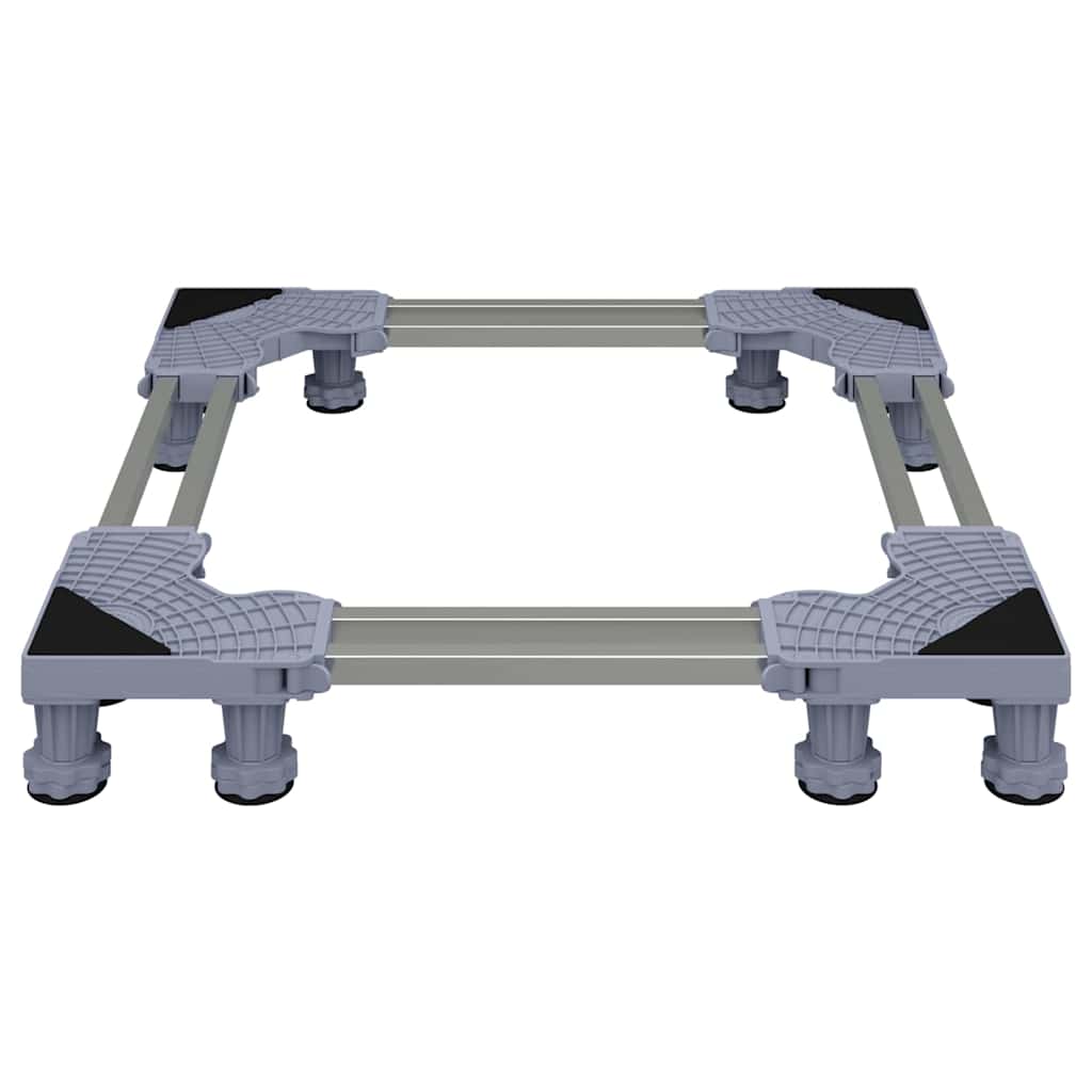 Waschmaschinenbasis Grau 67 x 67 x 12 cm Metall