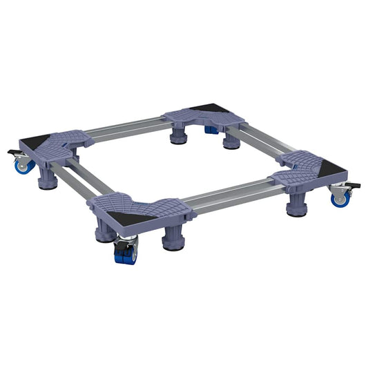 Waschmaschinensockel Grau 67 x 67 x 12 cm Metall