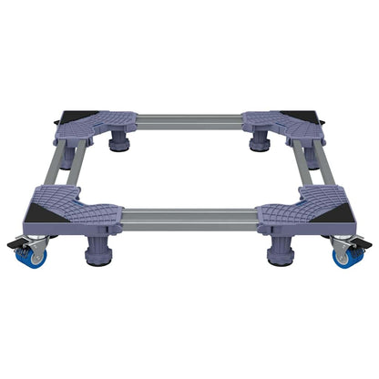 Waschmaschinensockel Grau 67 x 67 x 12 cm Metall