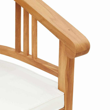 Gartenstühle 2 pcs Braun 63 x 58 x 89 cm Teak-Massivholz