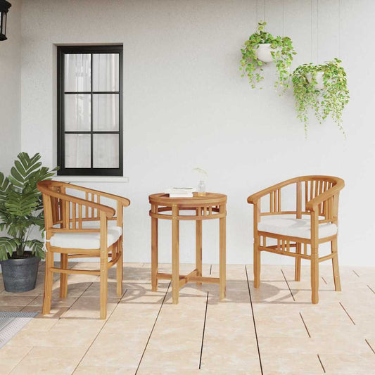 Gartenstühle 2 pcs Braun 63 x 58 x 89 cm Teak-Massivholz