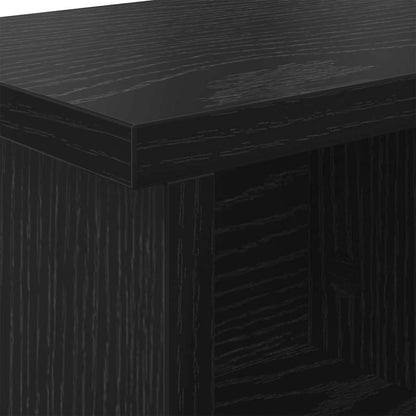 Wandmontierter Kleiderständer Schwarze Eiche 50 x 16 x 26 cm