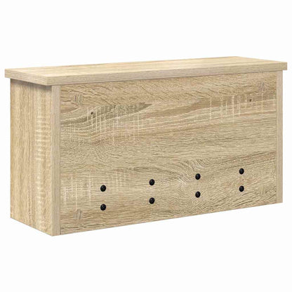 Wandmontierter Kleiderständer Sonoma Eiche 50 x 16 x 26 cm