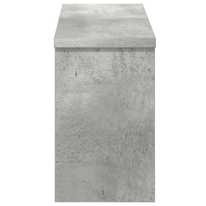 Wandmontierter Kleiderständer Betongrau 50 x 16 x 26 cm