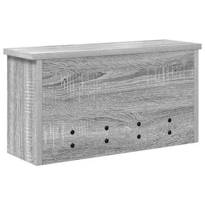 Wandmontierter Kleiderständer Grau Sonoma 50 x 16 x 26 cm