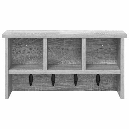 Wandmontierter Kleiderständer Grau Sonoma 50 x 16 x 26 cm