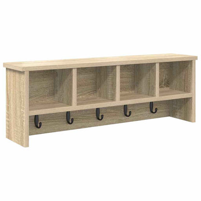 Wandmontierter Kleiderständer Sonoma Eiche 75 x 16 x 26 cm