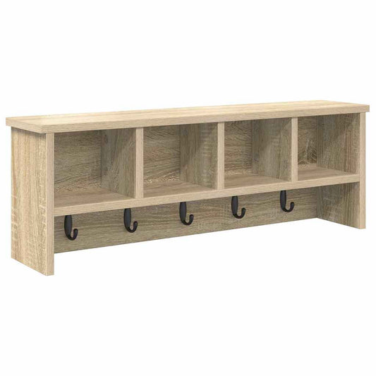 Wandmontierter Kleiderständer Sonoma Eiche 75 x 16 x 26 cm