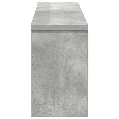 Wandmontierter Kleiderständer Betongrau 75 x 16 x 26 cm