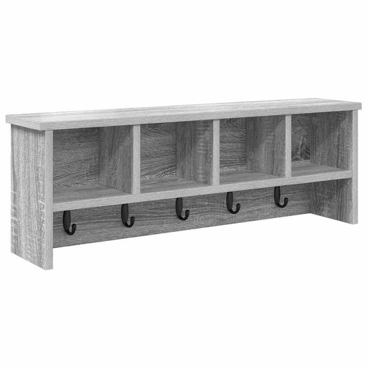 Wandmontierter Kleiderständer Grau Sonoma 75 x 16 x 26 cm