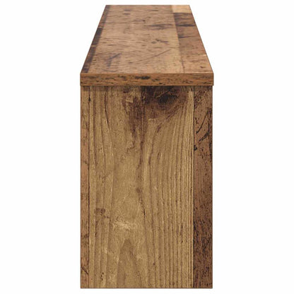 Wandmontierter Kleiderständer Altholz 100 x 16 x 26 cm
