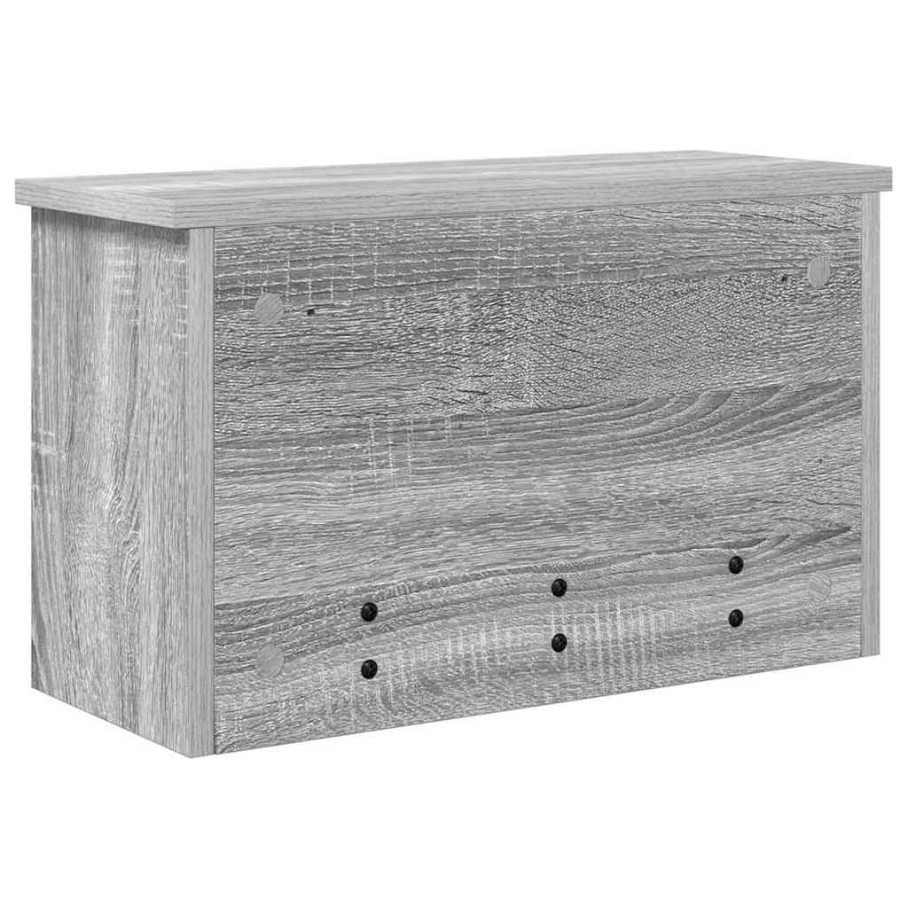 Wandmontierter Kleiderständer Grau Sonoma 50 x 20 x 30 cm