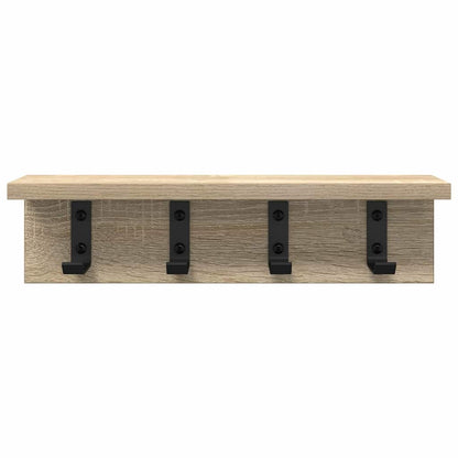 Wandmontierter Kleiderständer Sonoma Eiche 40 x 10.5 x 10.5 cm