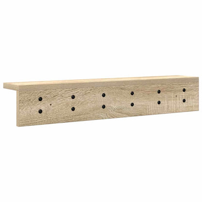 Wandmontierter Kleiderständer Sonoma Eiche 60 x 10.5 x 10.5 cm