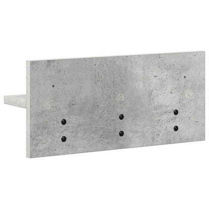 Wandmontierter Kleiderständer Betongrau 40 x 10.5 x 18 cm