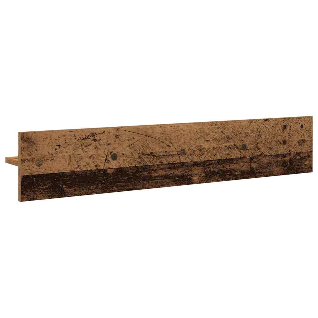 Wandmontierter Kleiderständer Altholz 100 x 10.5 x 18 cm