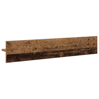 Wandmontierter Kleiderständer Altholz 100 x 10.5 x 18 cm