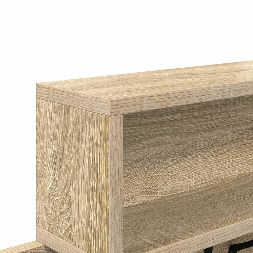 Wandmontierter Kleiderständer Sonoma Eiche 100 x 12 x 43,5 cm