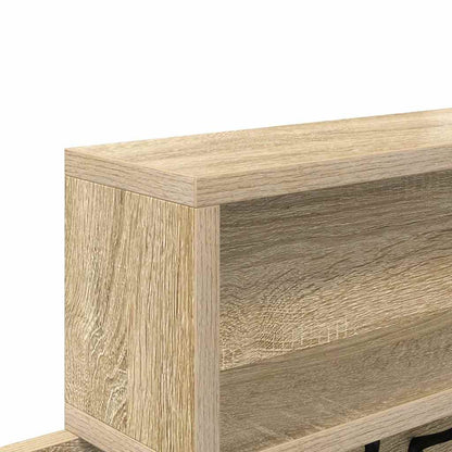Wandmontierter Kleiderständer Sonoma Eiche 100 x 12 x 43,5 cm