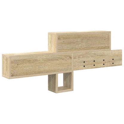 Wandmontierter Kleiderständer Sonoma Eiche 100 x 12 x 43,5 cm