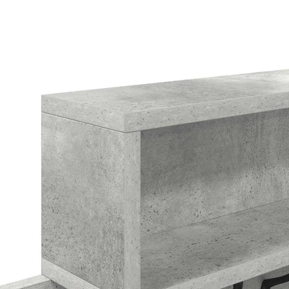 Wandmontierter Kleiderständer Betongrau 100 x 12 x 43,5 cm