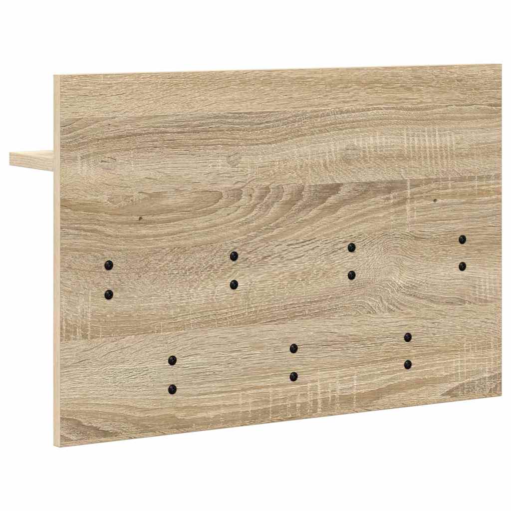 Wandmontierter Kleiderständer Sonoma Eiche 60 x 40 x 12 cm