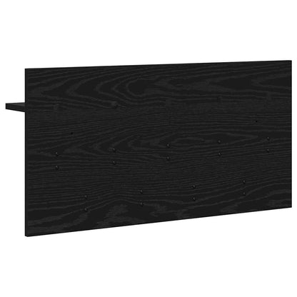 Wandmontierter Kleiderständer Schwarze Eiche 80 x 40 x 12 cm