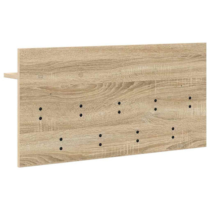 Wandmontierter Kleiderständer Sonoma Eiche 80 x 40 x 12 cm
