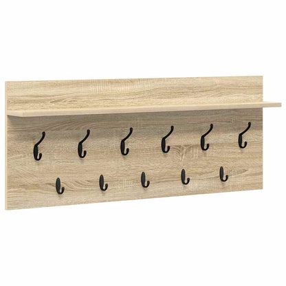 Wandmontierter Kleiderständer Sonoma Eiche Holzwerkstoff