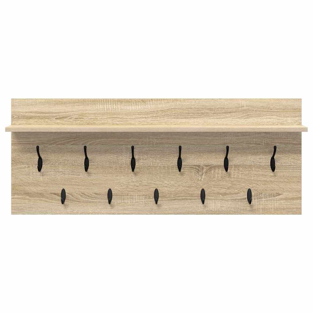 Wandmontierter Kleiderständer Sonoma Eiche Holzwerkstoff