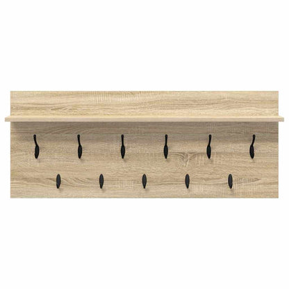 Wandmontierter Kleiderständer Sonoma Eiche Holzwerkstoff
