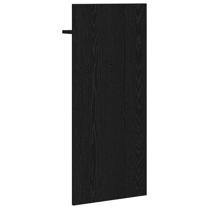 Wandmontierter Kleiderständer Schwarze Eiche 90 x 40 x 10 cm