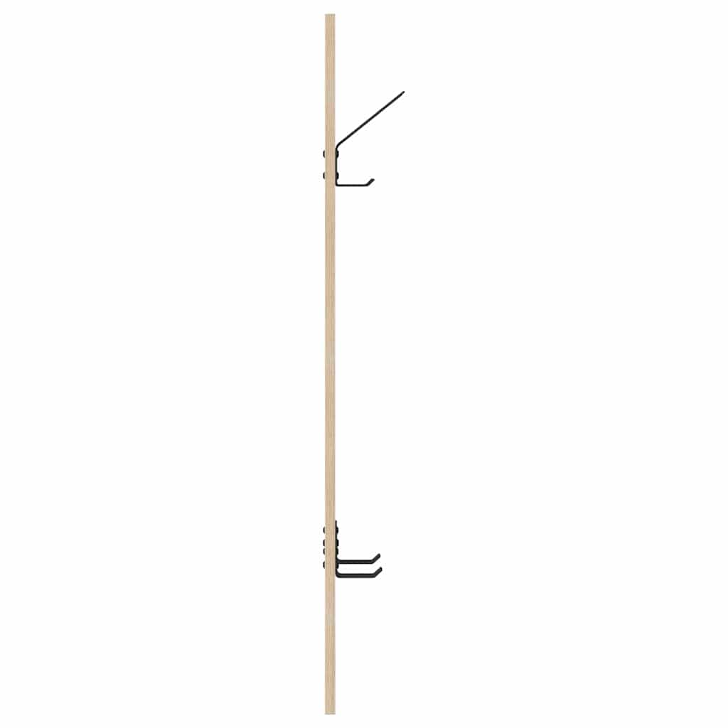 Wandmontierter Kleiderständer Sonoma Eiche 20 x 1,5 x 100 cm