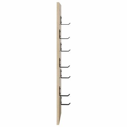 Wandmontierter Kleiderständer Sonoma Eiche 30 x 1.5 x 80 cm