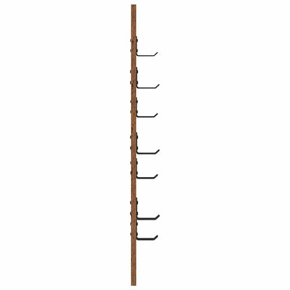 Wandmontierter Kleiderständer Altholz 30 x 1.5 x 80 cm