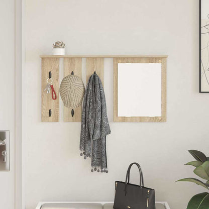 Wandmontierter Kleiderständer Sonoma Eiche 85 x 10 x 45 cm