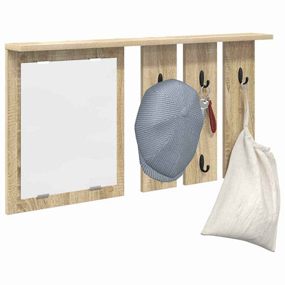 Wandmontierter Kleiderständer Sonoma Eiche 85 x 10 x 45 cm