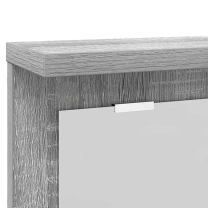 Wandmontierter Kleiderständer Grau Sonoma 85 x 10 x 45 cm