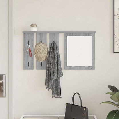 Wandmontierter Kleiderständer Grau Sonoma 85 x 10 x 45 cm