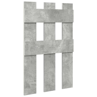 Wandmontierter Kleiderständer Betongrau 65 x 3 x 100 cm