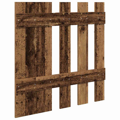 Wandmontierter Kleiderständer Altes Holz 100 x 10 x 100 cm