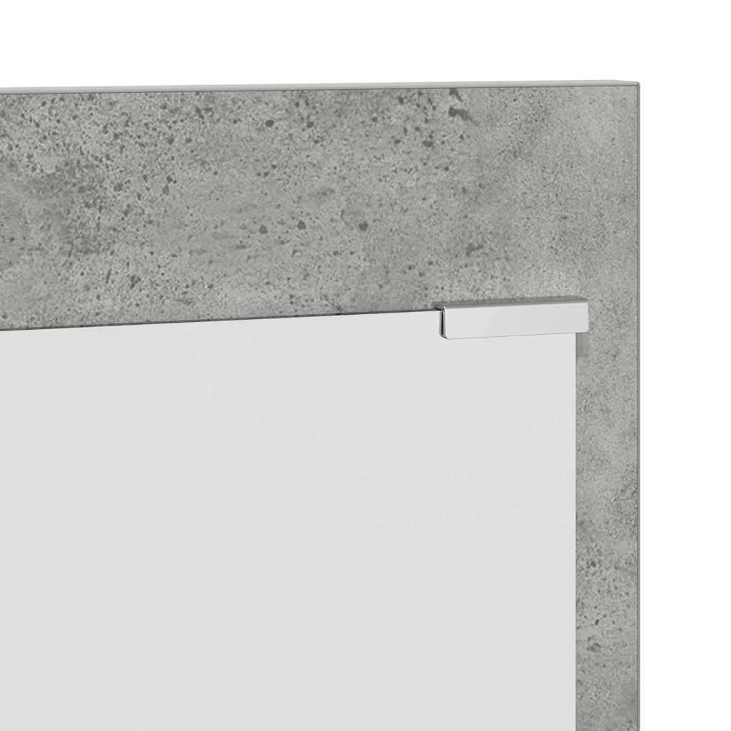 Wandmontierter Kleiderständer Betongrau 70 x 10 x 90 cm