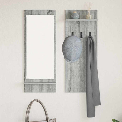 Wandmontierter Kleiderständer Grau Sonoma 70 x 10 x 90 cm