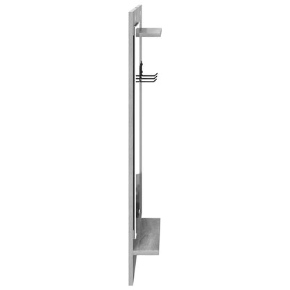Wandmontierter Kleiderständer Grau Sonoma 70 x 10 x 90 cm