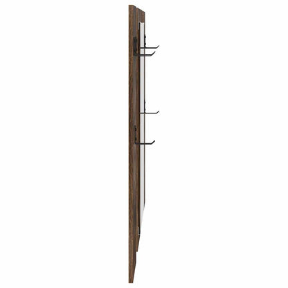 Wandmontierter Kleiderständer Räuchereiche 96 x 1.5 x 90 cm