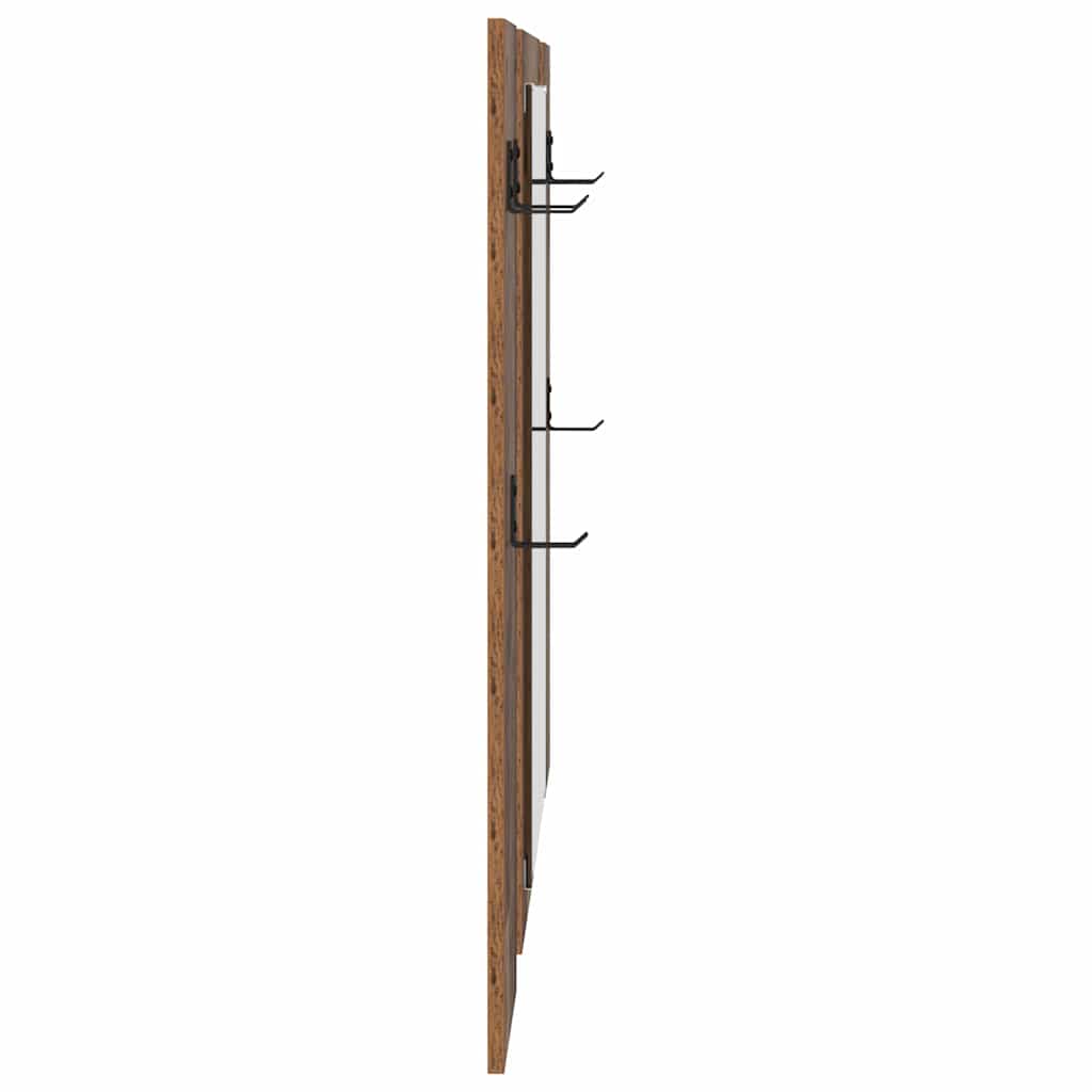 Wandmontierter Kleiderständer Altholz 96 x 1.5 x 90 cm