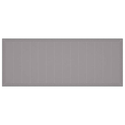 Gartentisch Hellgrau 250 x 100 x 73 cm Poly-Rattan