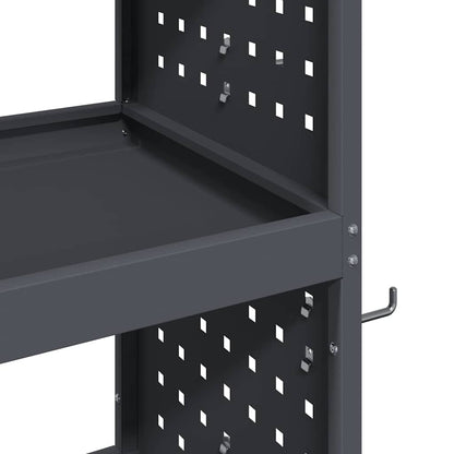 Werkzeugwagen Anthrazit 75 x 35 x 73 cm Kaltgewalzter Stahl